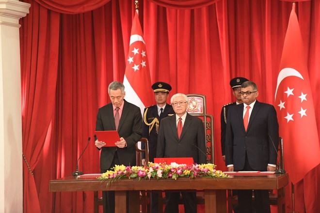 Singapore PM Lee Hsien Loong’s new cabinet sworn in